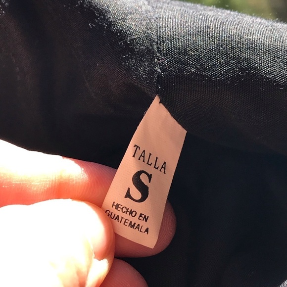 Vintage Festival Cropped Jacket Small Rust Floral - Picture 9 of 10